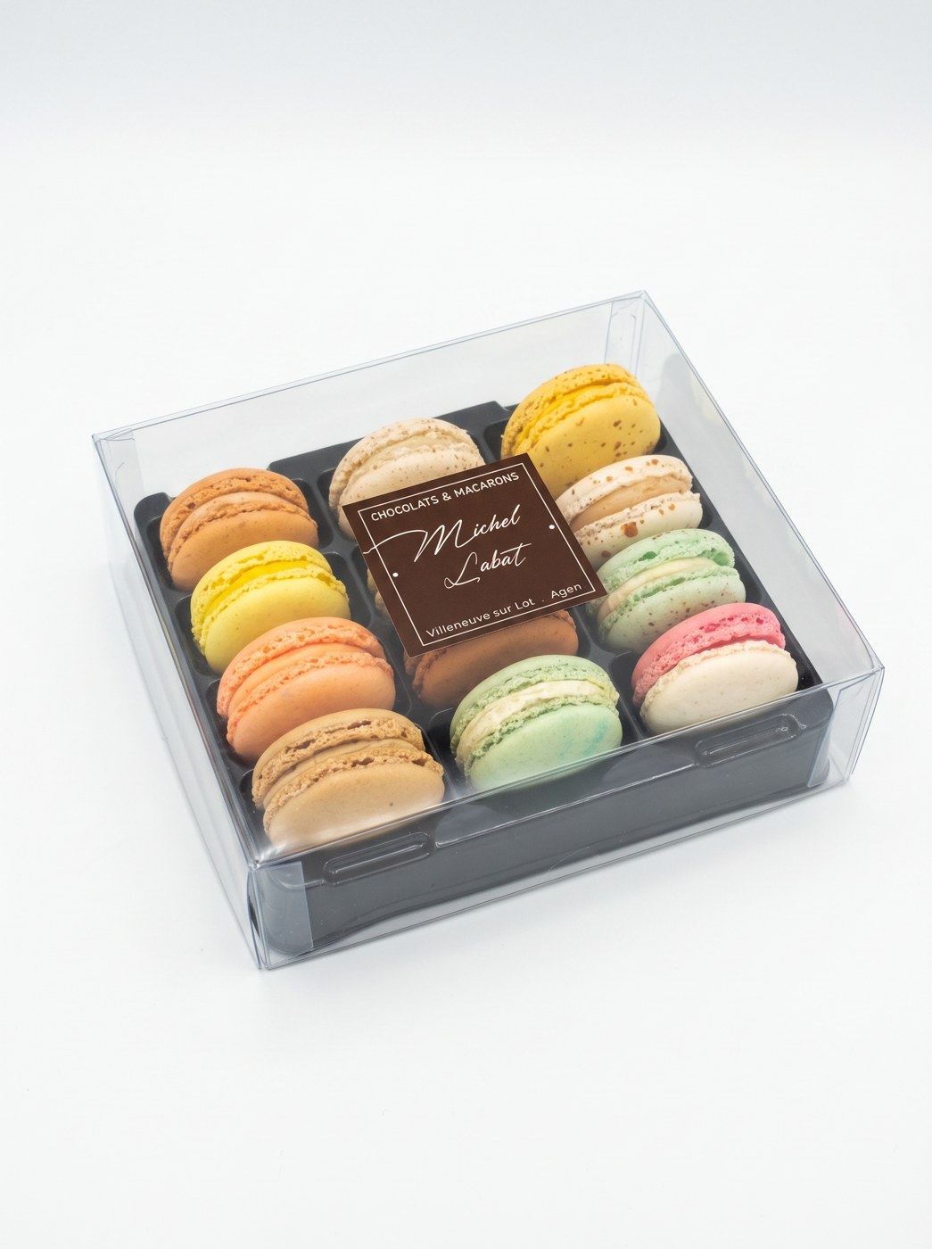 Boîte de 12 macarons — Assortiments de macarons