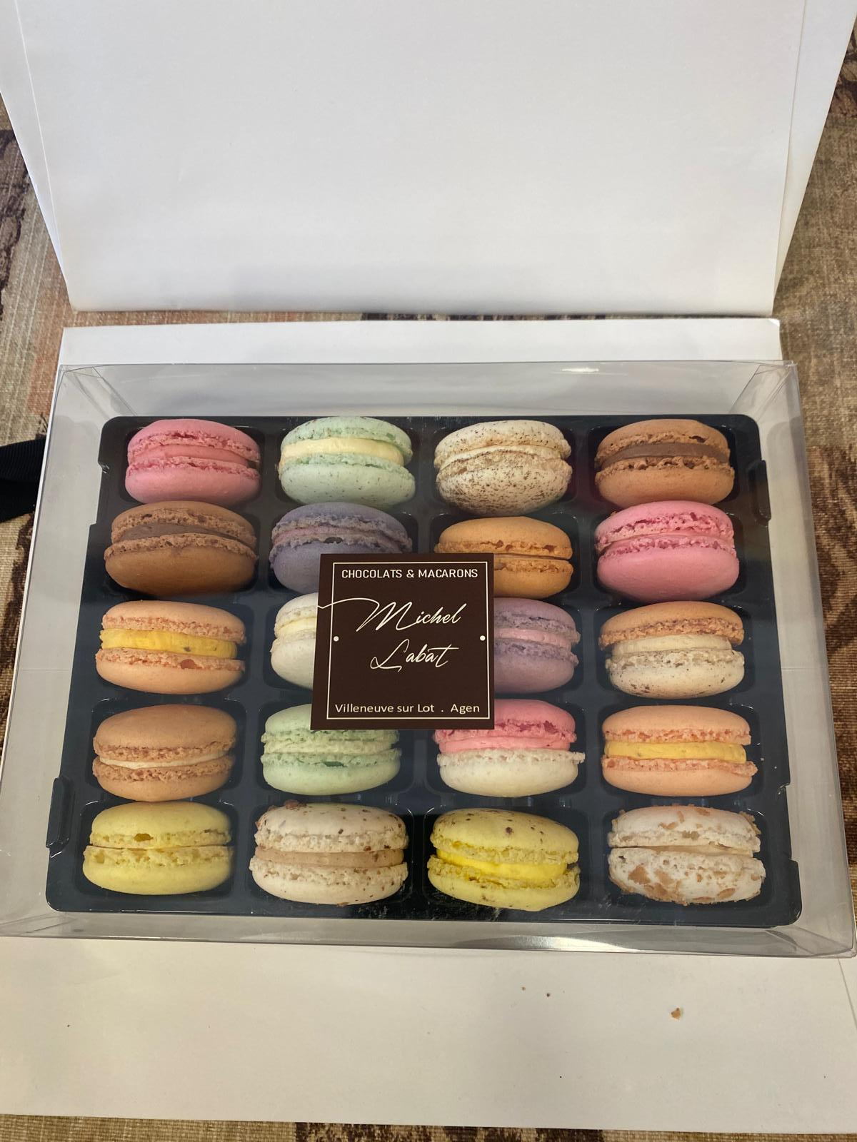 Boîte de 20 macarons — Assortiments de macarons