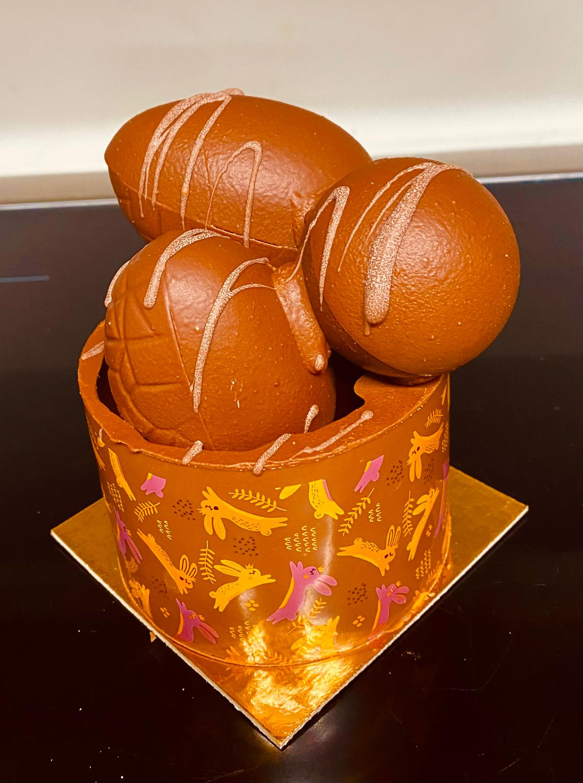 Panier d'œufs de Pâques