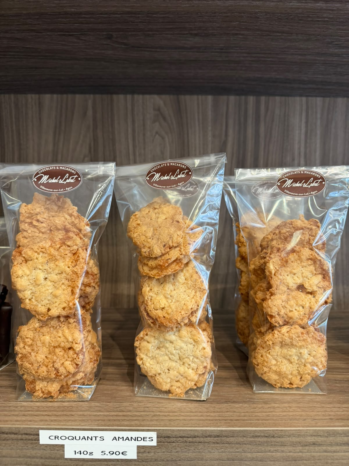 Croquants amandes 140 g — Nos biscuits croquants aux amandes, recette maison.